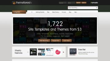 해외 템플릿 사이트 (themeforest.net)